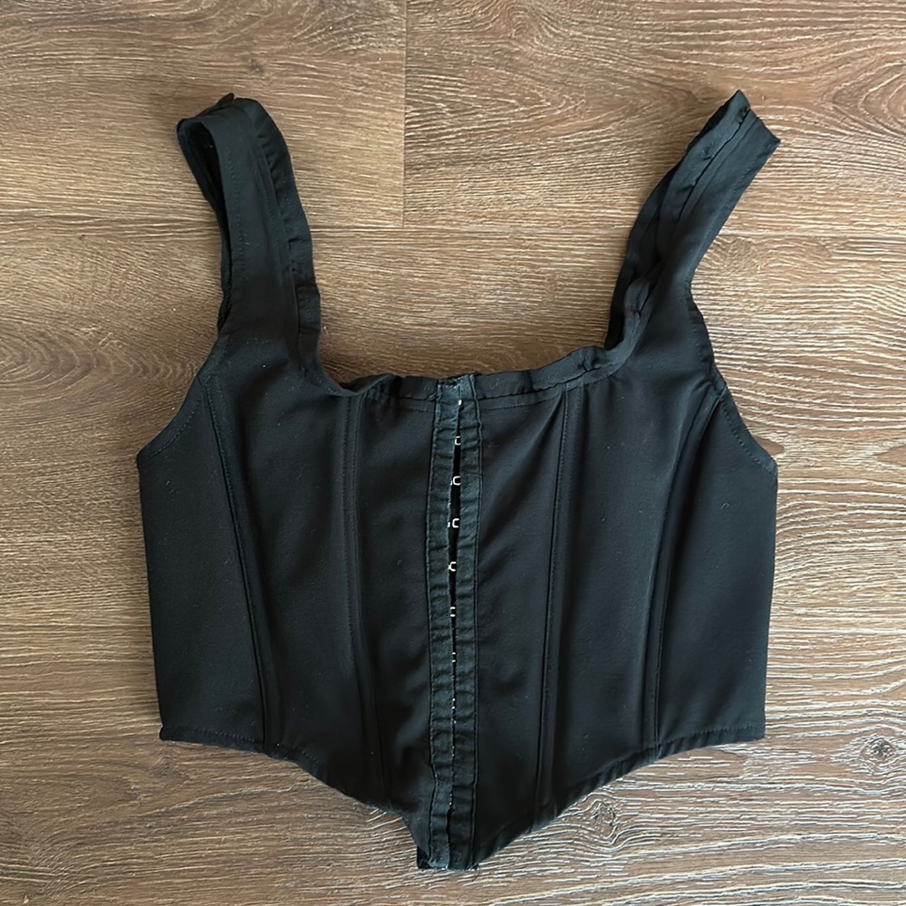 Black Corset Top Small Size✨ SMALL GIFT WITH PURCHASE